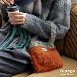 オレンジ | ワンハンドルシャギーミニバッグ | Vita Felice