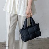 ブラック | メッシュナイロン2wayトートバッグ | Vita Felice