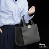 グレー | スクエア2wayハンドバッグ | Vita Felice