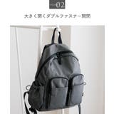 撥水ナイロンポケットリュック | Vita Felice | 詳細画像10