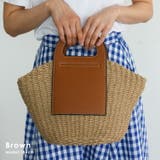 ブラウン | ペーパーかごトートバッグ | Vita Felice