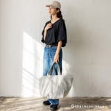 ストライプキャンバストートバッグ | Vita Felice | 詳細画像13 