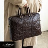 チョコ | ヴィンテージレザー2wayブリーフバッグ | Vita Felice