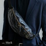 ブラック | ヴィンテージレザー2WAYボディバッグ | Vita Felice
