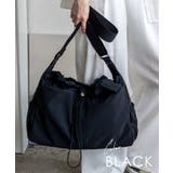 ブラック | ユニセックス巾着ショルダー | Vita Felice