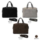 スウェード調スクエアボストンバッグ | Vita Felice | 詳細画像16