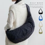 ハーフムーンナイロンショルダーバッグ | Vita Felice | 詳細画像1 