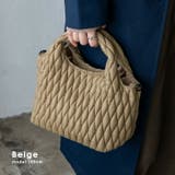 ベージュ | キルティング2wayトートバッグ | Vita Felice