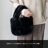 フェイクファースクエアハンドバッグ | Vita Felice | 詳細画像3