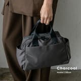 チャコール | ナイロン2WAYミニボストン | Vita Felice