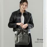 グレー | 【片瀬那奈さんコラボ】3WAYナイロン巾着バッグ | Vita Felice