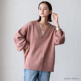 プルオーバーVネックニット | Vita Felice | 詳細画像14
