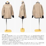 天竺オーバーサイズバイカラーハイネックニット | Vita Felice | 詳細画像22