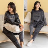 パールシャギ胸刺繍入り ルームウェア【上下セット】 | Vita Felice | 詳細画像12