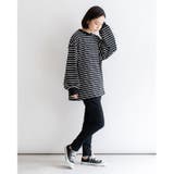 ボーダー長袖ロングTシャツ | Vita Felice | 詳細画像7