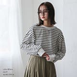 ボーダー長袖ロングTシャツ | Vita Felice | 詳細画像9