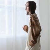 ボーダー長袖ロングTシャツ | Vita Felice | 詳細画像15