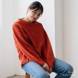 ワッフル編みルーズニット | Vita Felice | 詳細画像11
