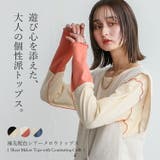 袖先配色シアーメロウトップス | Vita Felice | 詳細画像1