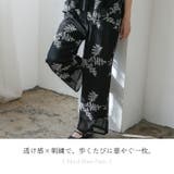 花柄刺繍シアーパンツ | Vita Felice | 詳細画像2