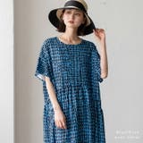バティック柄フレアワンピース | Vita Felice | 詳細画像10