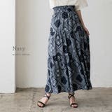 ペイズリー柄ティアードロングスカート | Vita Felice | 詳細画像2 