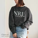 チャコール | NRLロゴプリントスウェット | Vita Felice