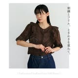 刺繍スカラップレースフリルブラウス | Vita Felice | 詳細画像4