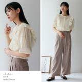 刺繍スカラップレースフリルブラウス | Vita Felice | 詳細画像8