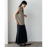 フェザーヤーンVネックニットベスト | Vita Felice | 詳細画像13