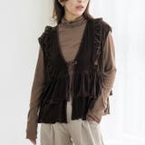 ベロアフリルティアードベスト | Vita Felice | 詳細画像10 