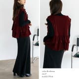 ベロアフリルティアードベスト | Vita Felice | 詳細画像12 