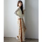 フラワーシアーメッシュサイドラインパンツ | Vita Felice | 詳細画像6 