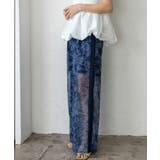 フラワーシアーメッシュサイドラインパンツ | Vita Felice | 詳細画像10 