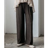 ブラウン | リラックスプリーツパンツ | Vita Felice