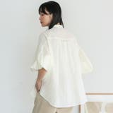 バンドカラーボリュームスリーブブラウス | Vita Felice | 詳細画像13 