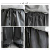 ピンストライプ センタープレスワイドパンツ | Vita Felice | 詳細画像13 