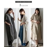 マーブルボタン2WAYロングシャツワンピース | Vita Felice | 詳細画像3 