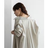 マーブルボタン2WAYロングシャツワンピース | Vita Felice | 詳細画像8 