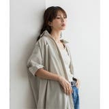 マーブルボタン2WAYロングシャツワンピース | Vita Felice | 詳細画像9 