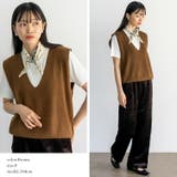 Vネックニットベスト | Vita Felice | 詳細画像10