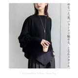 イレギュラーヘムドルマンスリーブトップス | Vita Felice | 詳細画像4