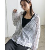 チェック柄シアールーズシャツ | Vita Felice | 詳細画像12 