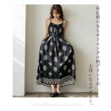 オリエンタル柄ロングワンピース | Vita Felice | 詳細画像4 