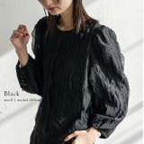 ブラック | シアーフリルトップス | Vita Felice