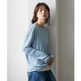 ストレッチシアークルーネック長袖トップス | Vita Felice | 詳細画像7 