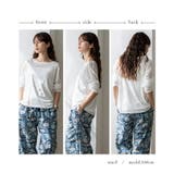 ストレッチシアークルーネック長袖トップス | Vita Felice | 詳細画像14 