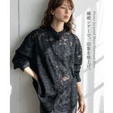 フラワージャガードシアーオーバーシャツ | Vita Felice | 詳細画像2 