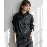 フラワージャガードシアーオーバーシャツ | Vita Felice | 詳細画像8 