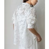 フラワージャガードシアーオーバーシャツ | Vita Felice | 詳細画像10 